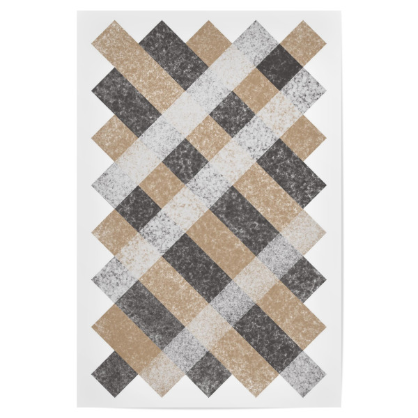 Poster 30x20 cm "Gold and Black pattern" artboxONE - Abstrakt,Geometrie