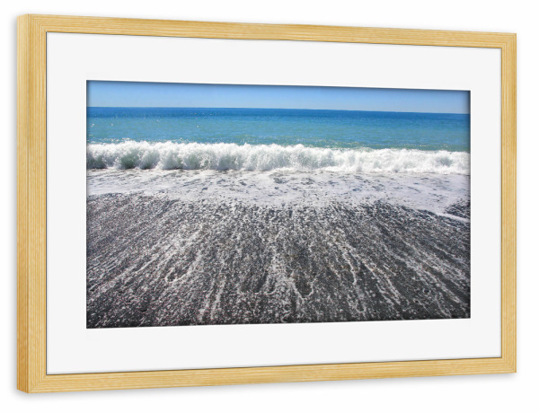Poster mit Rahmen kiefer "Meergefühl" artboxONE - Natur,Reise,Reise / Strand und Meer
