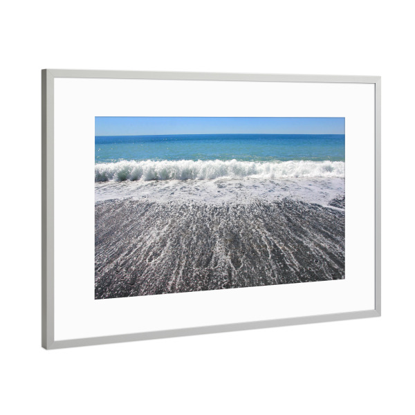 Poster mit Rahmen Silber "Meergefühl" artboxONE - Natur,Reise,Reise / Strand und Meer