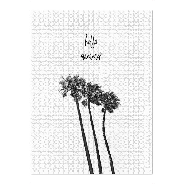Puzzle Ravensburger "Hallo Sommer" artboxONE - Natur,Schwarzweiß,Reise / Strand und Meer