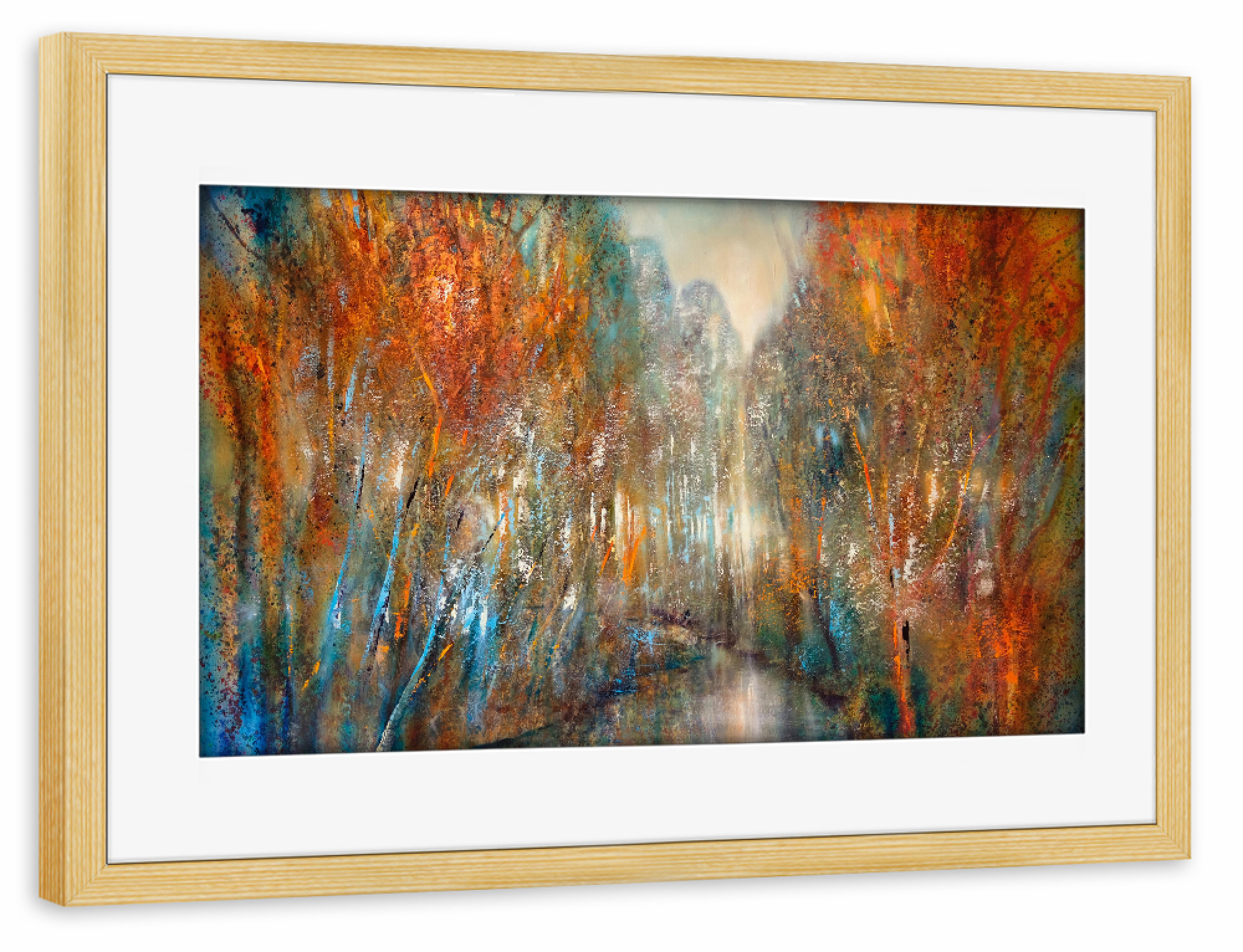 Poster mit Rahmen kiefer "Der Sommer war sehr groß" artboxONE - Natur