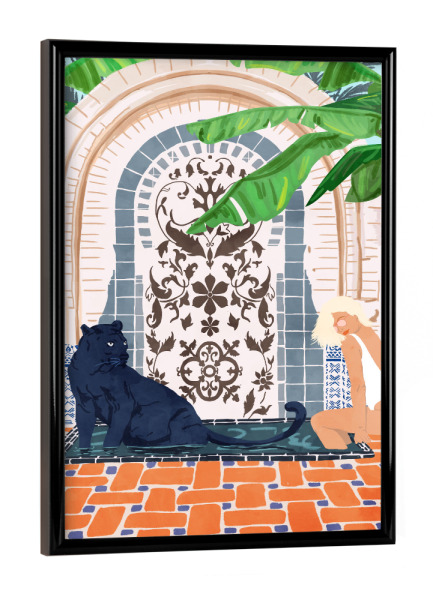 Poster mit schwarzem Rahmen "Frienaissance" artboxONE - Tiere,Menschen