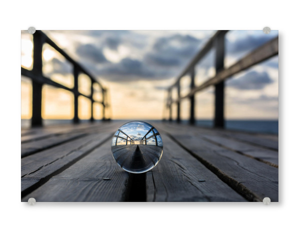 Acrylglasbild "Der Weg" artboxONE - Reise / Strand und Meer