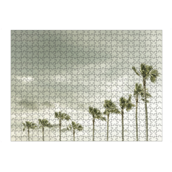 artboxONE Puzzle "Abendlicher Vintage Palmenhimmel" artboxONE - Natur,Reise / Strand und Meer