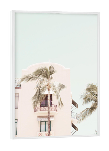 Poster mit weißem Rahmen "Pastel Architecture" artboxONE - Reise,Architektur