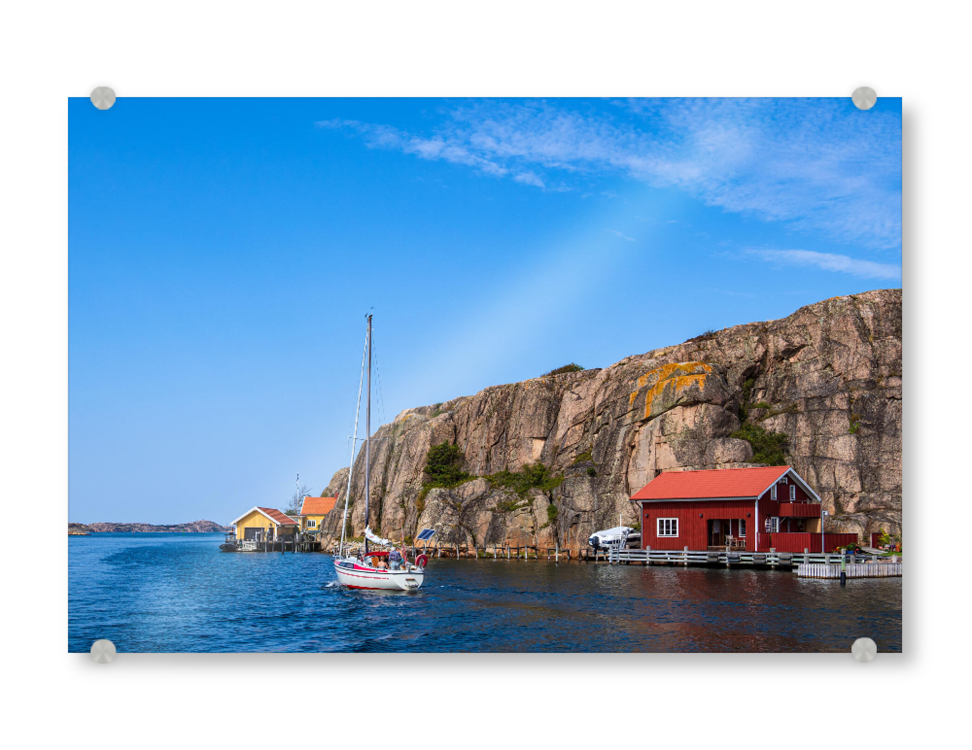 Acrylglasbild "Hamburgsund in Schweden" artboxONE - Natur,Reise,Reise / Strand und Meer
