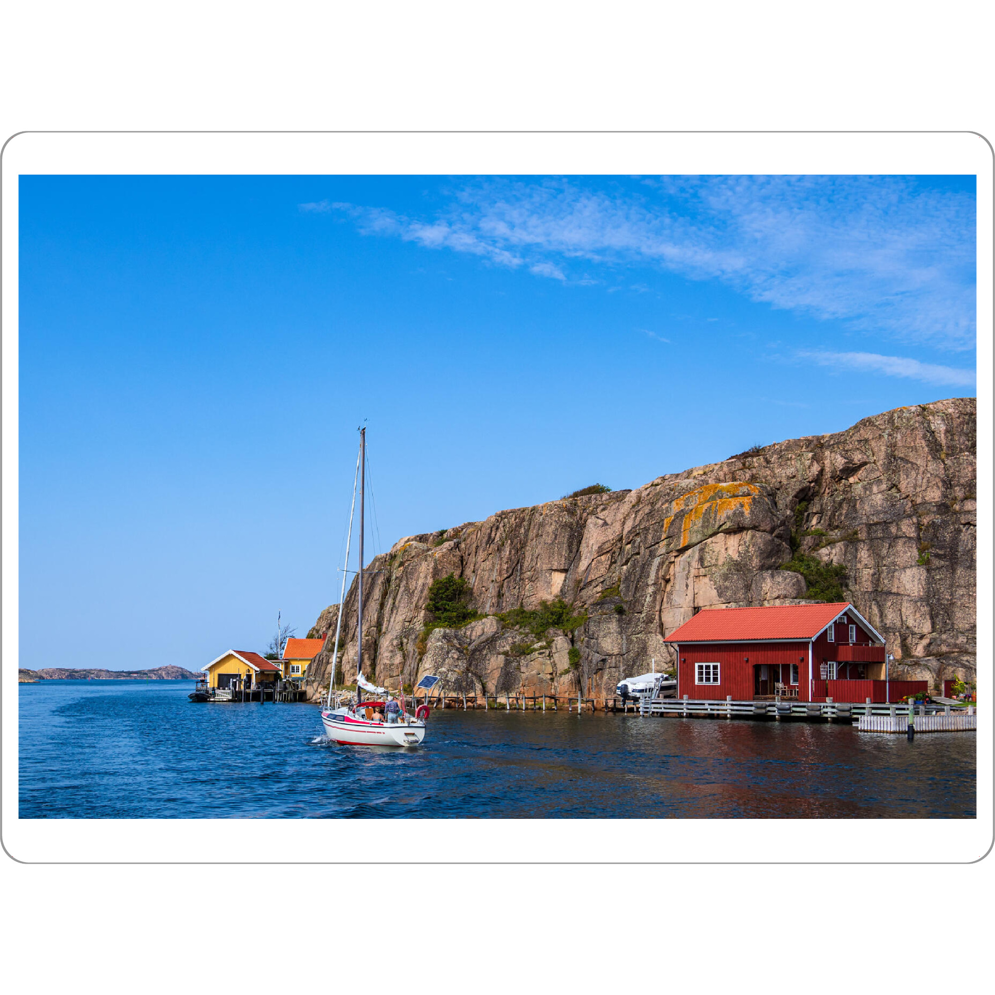Tischset "Hamburgsund in Schweden" artboxONE - Natur,Reise,Reise / Strand und Meer