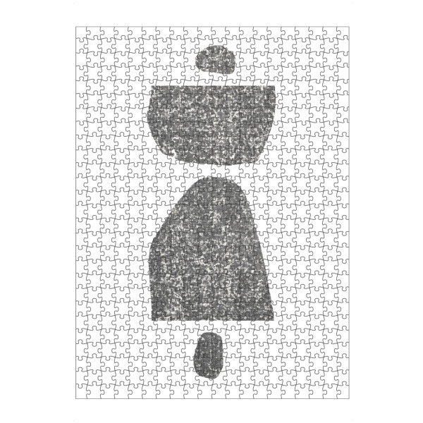 Puzzle Ravensburger "Textured Shapes" artboxONE - Abstrakt,Geometrie