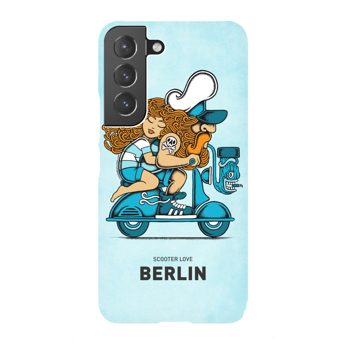 Samsung Galaxy "Berlin Scooter Love" Premium-Case Handyhülle artboxONE