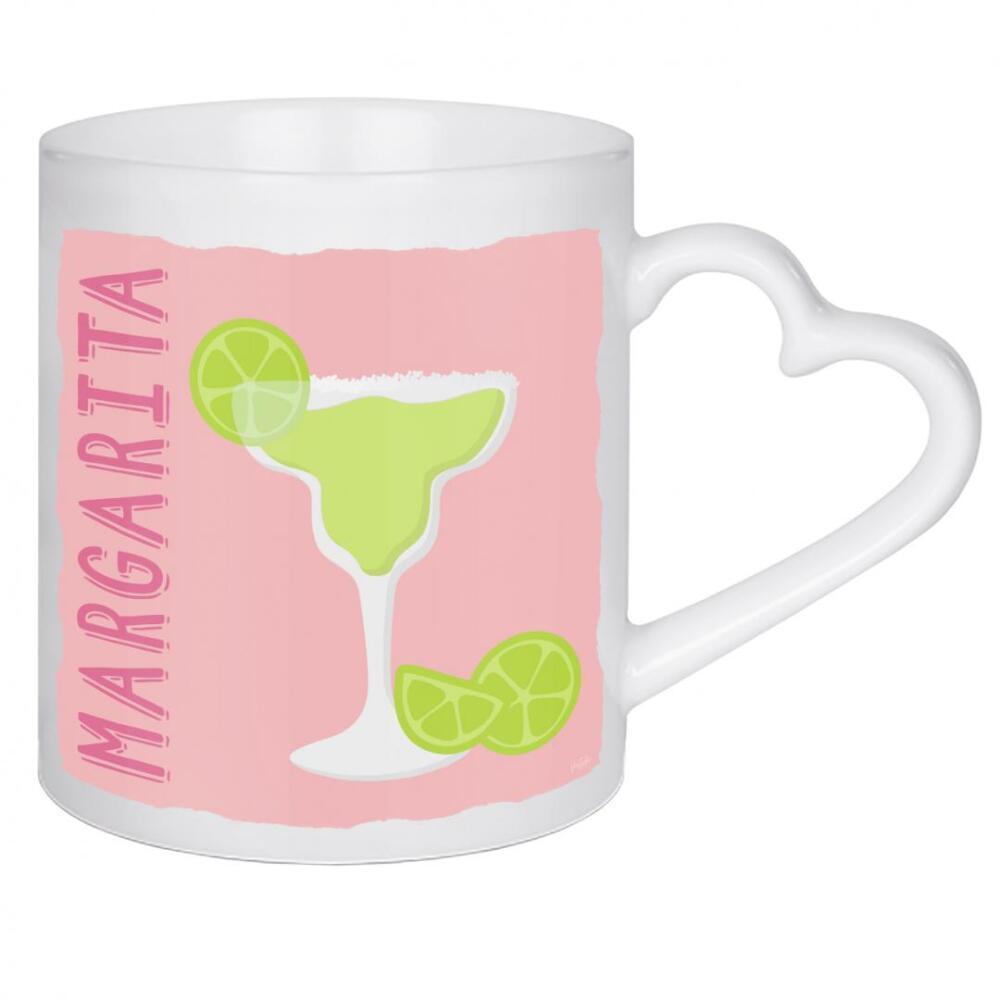 Herztasse "Pop Margarita" artboxONE - Menschen,Essen & Trinken / Alkohol - Margarita,Limette,Alkohol,Getränke,Cocktail