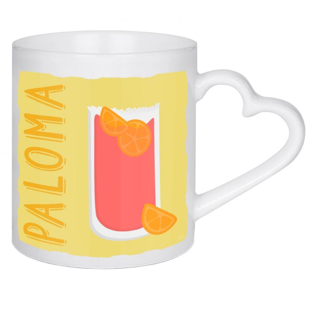 Herztasse "Pop Paloma" artboxONE - Menschen,Essen & Trinken / Alkohol - Paloma,Alkohol,Getränke,Cocktail