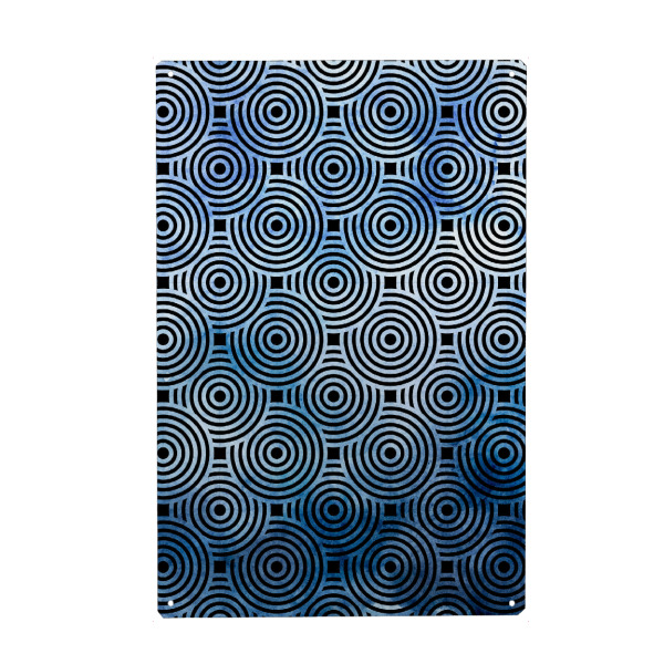 Holzbild "Geometrisches Muster aus Kreisen" artboxONE - Abstrakt,Geometrie