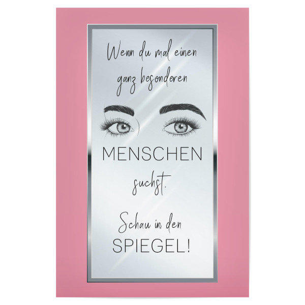 Poster 30x20 cm "Besonderer Mensch" artboxONE - Typografie,Menschen