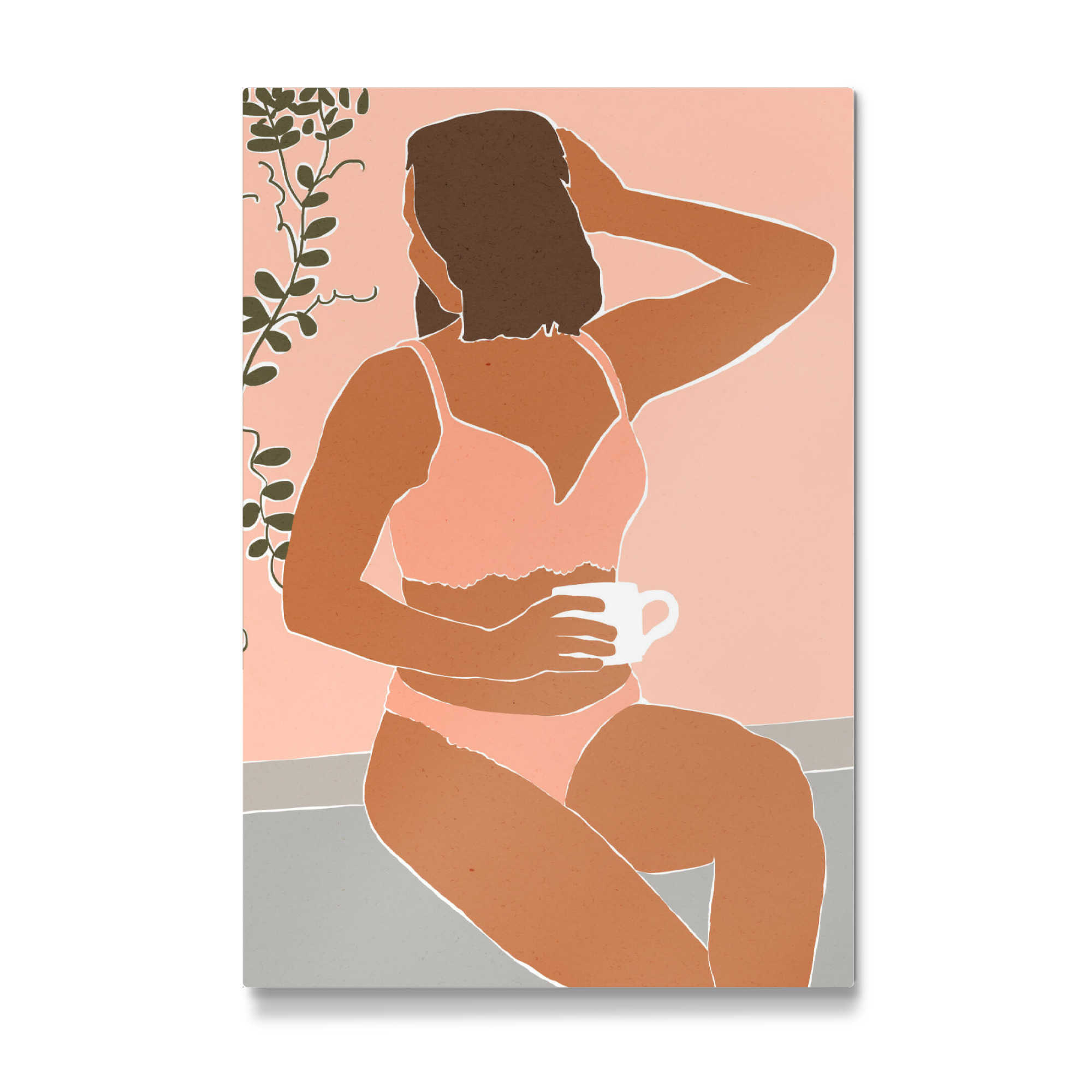 Galerie-Print "Woman with morning coffee" 30x20 cm artboxONE