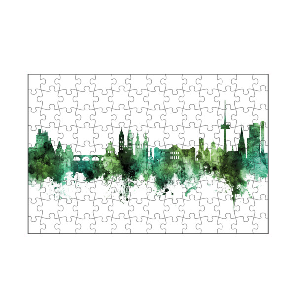 artboxONE Puzzle "Koblenz Germany Skyline Green" artboxONE - Städte