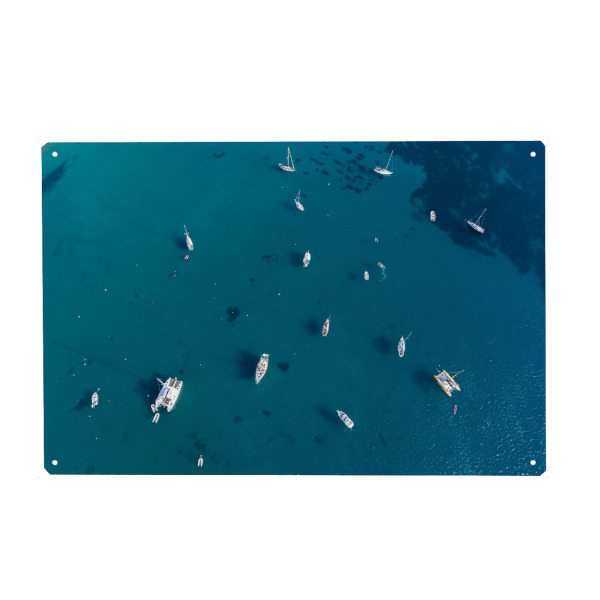 Metall Poster "Sea port" artboxONE - Natur,Reise,Reise / Strand und Meer