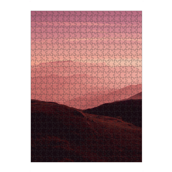 Puzzle Ravensburger "DIPTYCH PINK SUNSET A" artboxONE - Natur,Reise / Länder