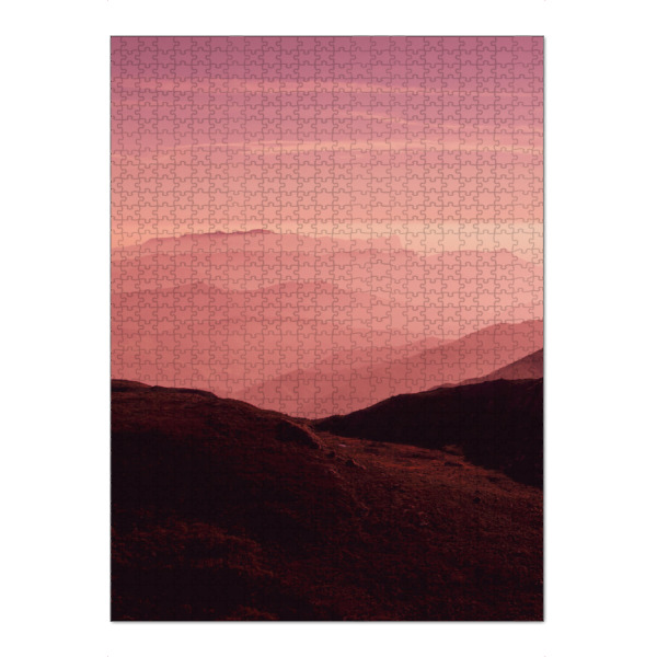 Puzzle Ravensburger "DIPTYCH PINK SUNSET A" artboxONE - Natur,Reise / Länder