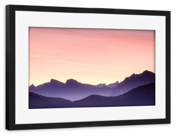 Poster mit Rahmen schwarz "Early Bird" artboxONE - Natur,Reise