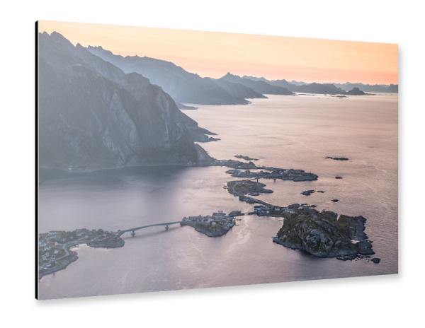 Alu-Dibond "Lofoten Islands" 30x20 cm artboxONE