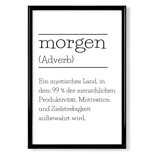 Morgen - Definition