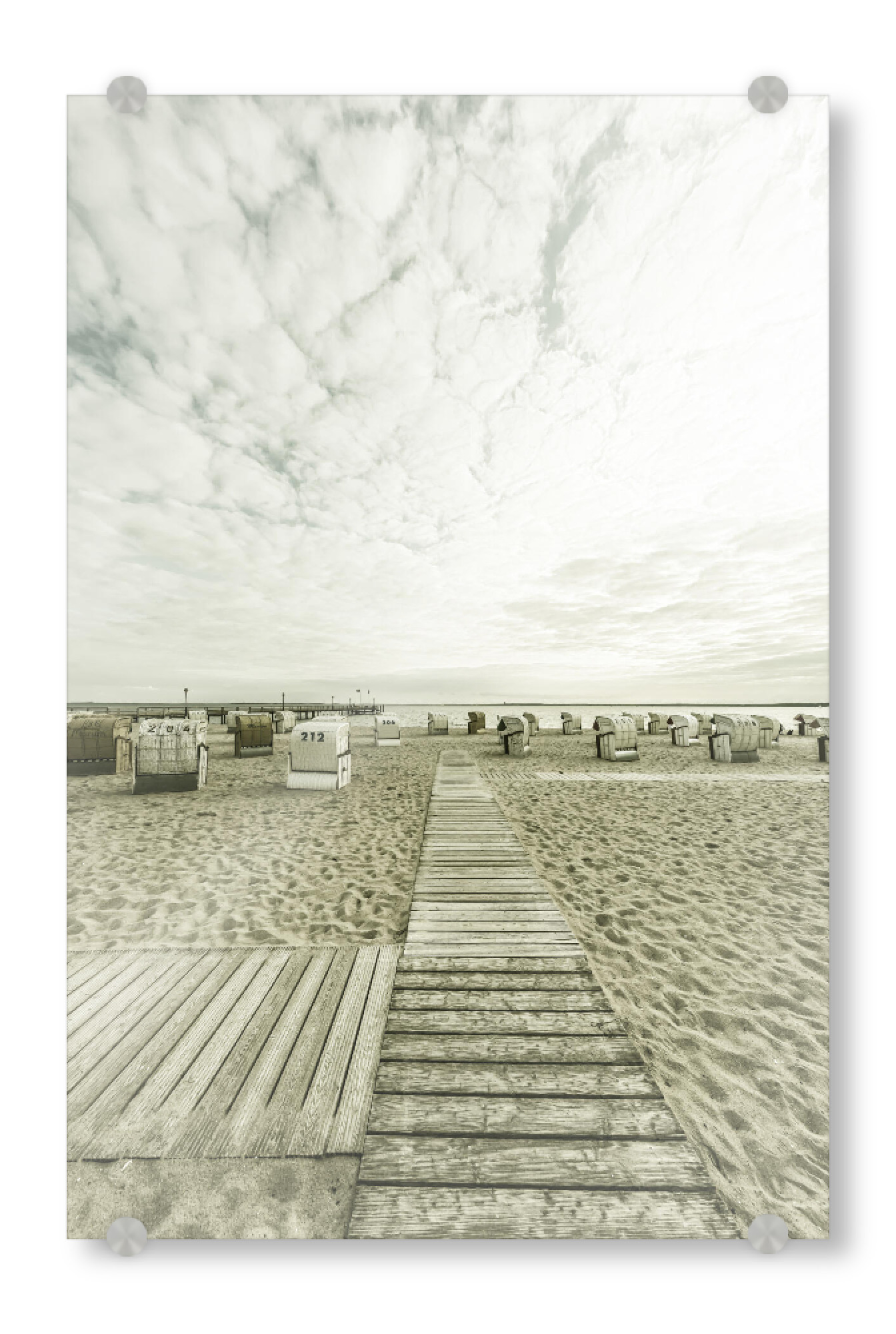 Acrylglasbild "PELZERHAKEN Abendatmosphäre" artboxONE - Natur,Reise / Strand und Meer
