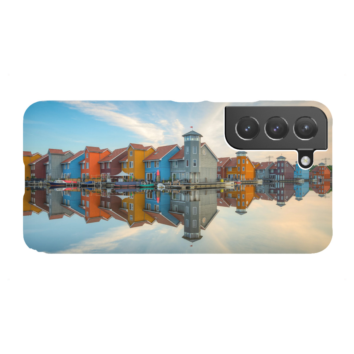 "Reitdiephaven Groningen"für Samsung Galaxy - Premium-Case Handyhülle artboxONE