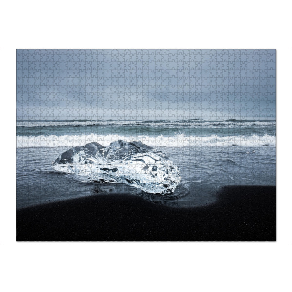 Puzzle Ravensburger "Eisdiamant am Meer" artboxONE - Natur,Reise,Abstrakt