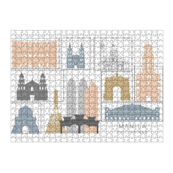 artboxONE Puzzle "Manila skyline earth" artboxONE - Städte,Reise,Architektur