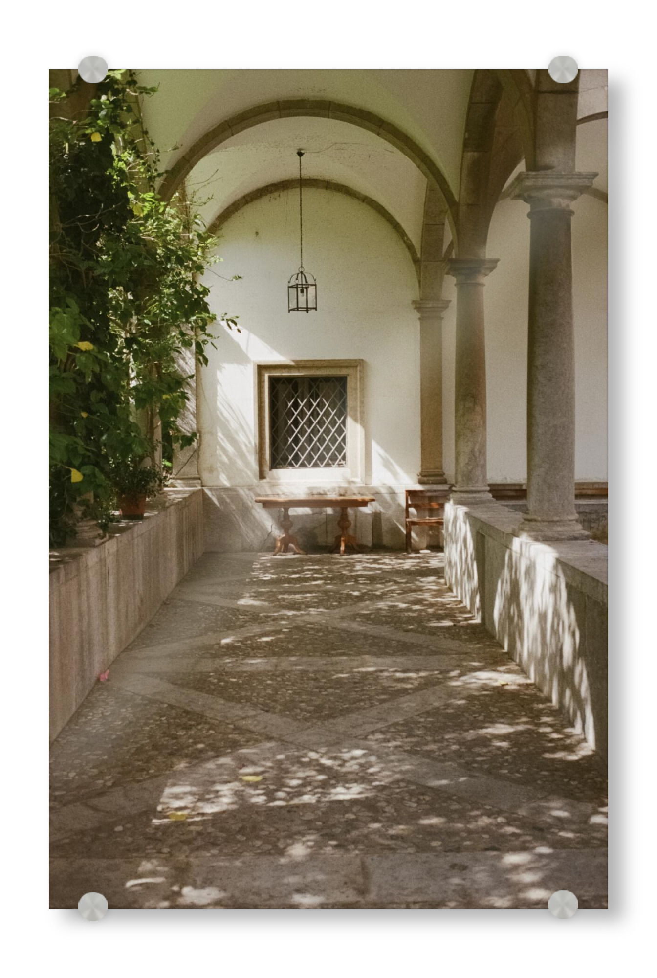 Acrylglasbild "Villa in Spain" artboxONE - Reise,Floral,Architektur,Reise / Länder