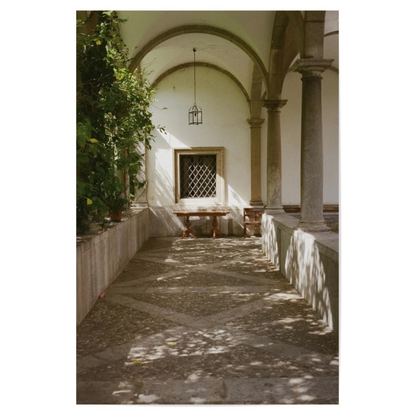Poster "Villa in Spain" artboxONE - Reise,Floral,Architektur,Reise / Länder