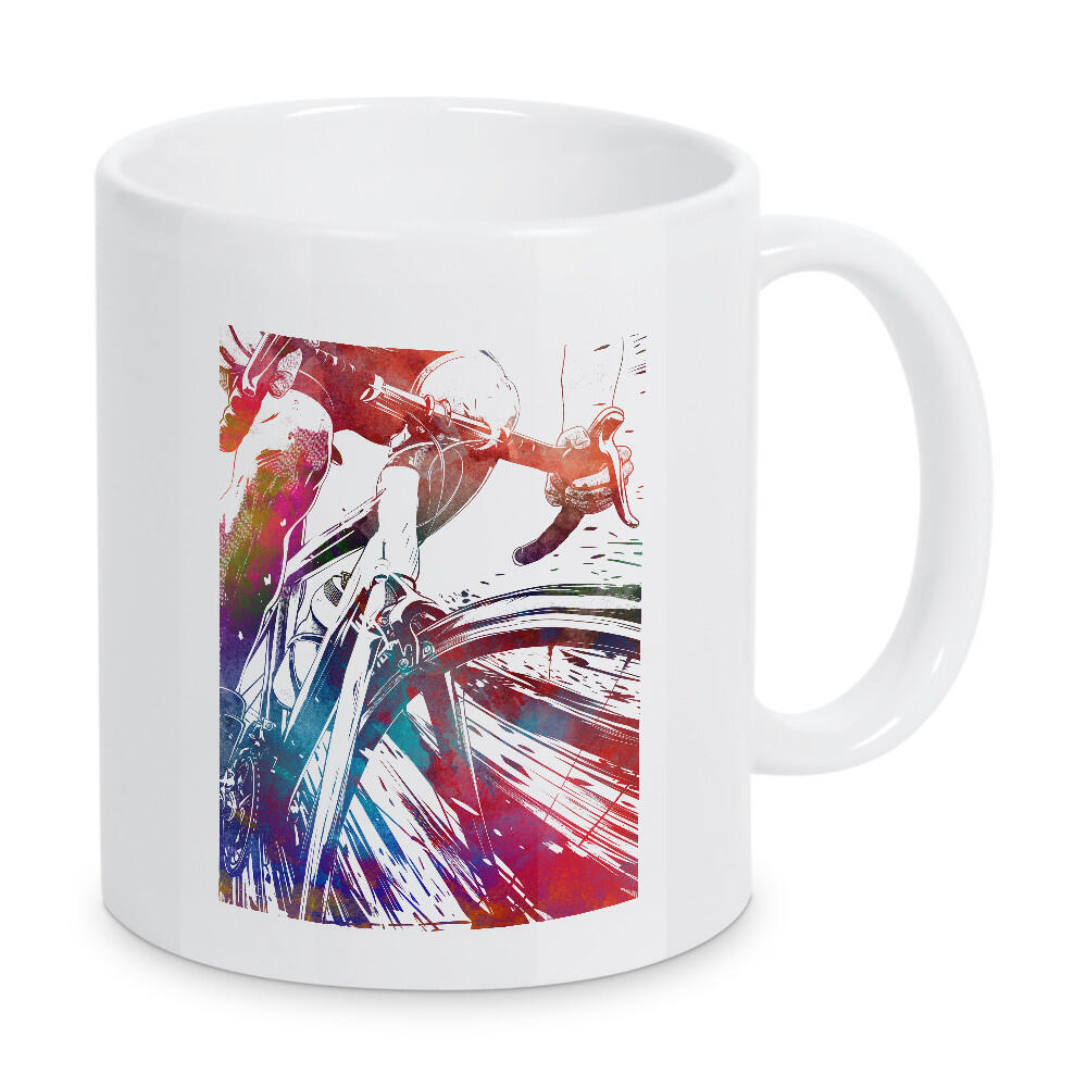 Tasse "Fahrradsport Sport L" artboxONE - Sport,Sport / Sommerspiele - Fahrrad,Radfahren,Fahrrad,Biker,Radfahrer,Grafik