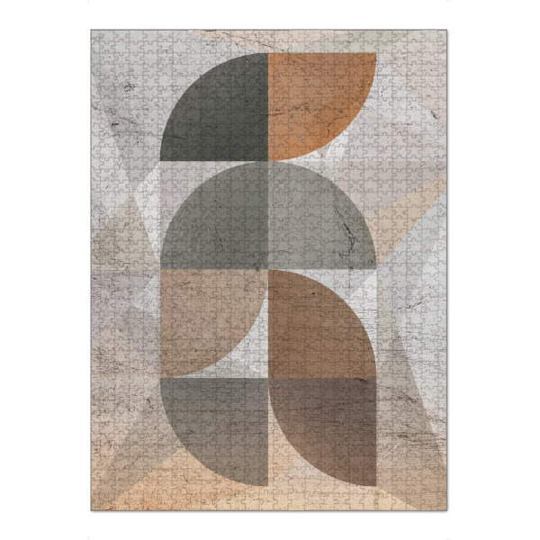 Puzzle Ravensburger "Semi Circles" artboxONE - Abstrakt,Geometrie