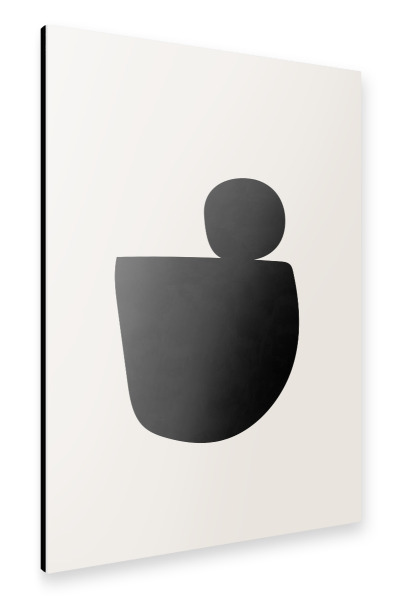 Alu-Dibond "Mid century abstract" 30x20 cm artboxONE