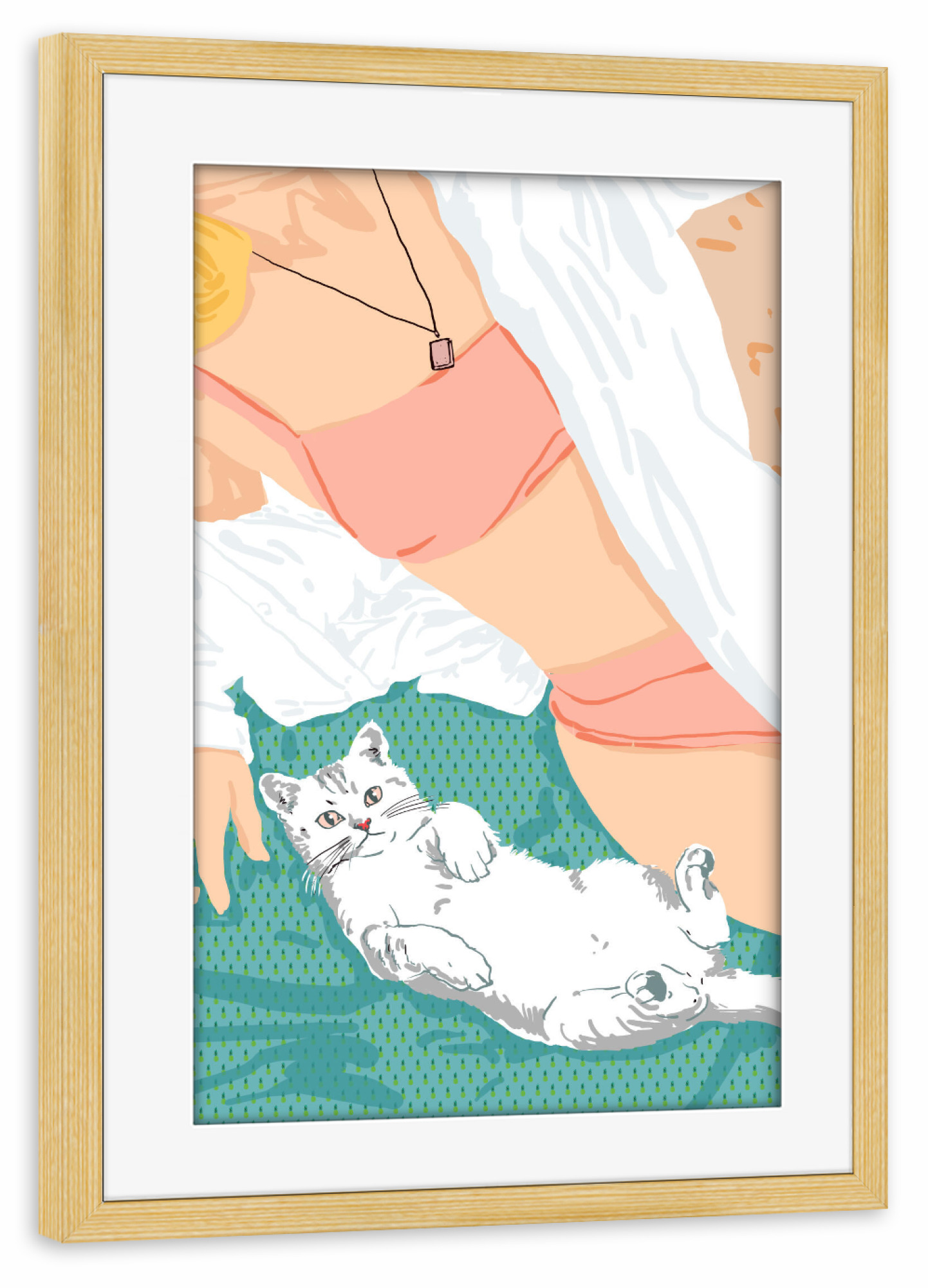 Poster mit Rahmen kiefer "Weekend Getaway" artboxONE - Tiere,Menschen