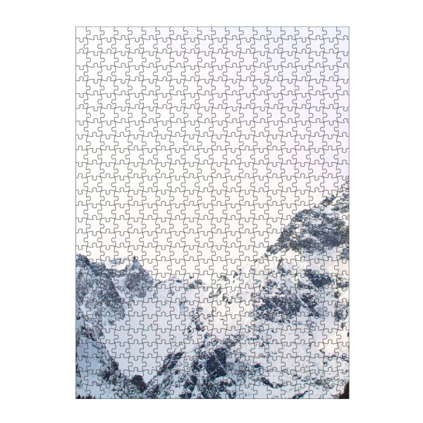 Puzzle Ravensburger "Mountainline" artboxONE - Natur - Mountains,Nature,Natur,Berge,Schnee,Snow,Bergpanorama,Berchtesgaden,Winter - Bild mountains