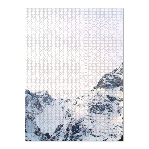 Puzzle Ravensburger "Mountainline" artboxONE - Natur - Mountains,Nature,Natur,Berge,Schnee,Snow,Bergpanorama,Berchtesgaden,Winter - Bild mountains
