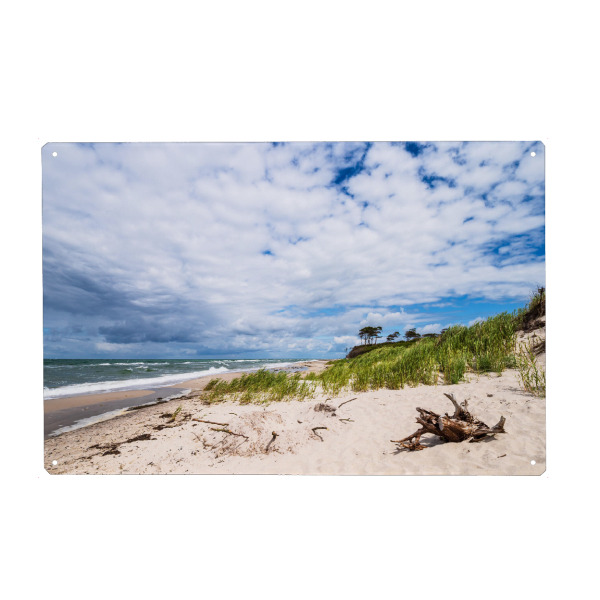 Holzbild "Landschaft am Weststrand" artboxONE - Natur,Reise,Reise / Strand und Meer