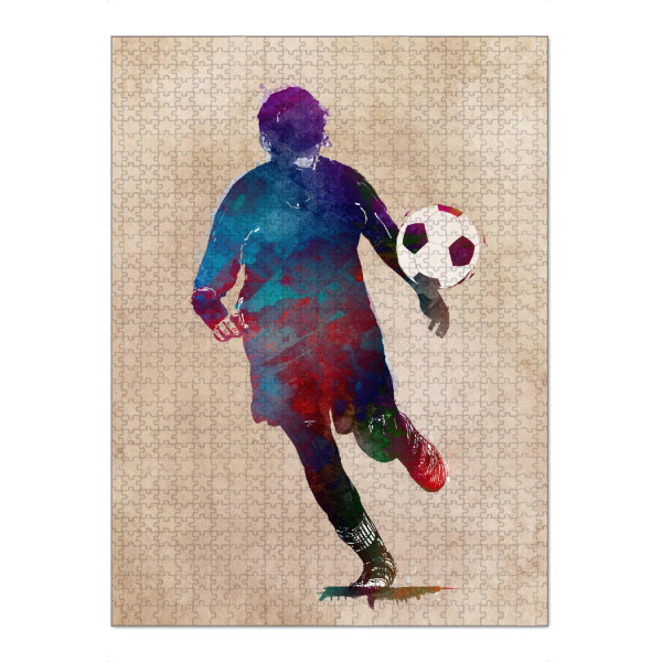 Puzzle Ravensburger "Soccer art" artboxONE - Sport,Sport / Fußball