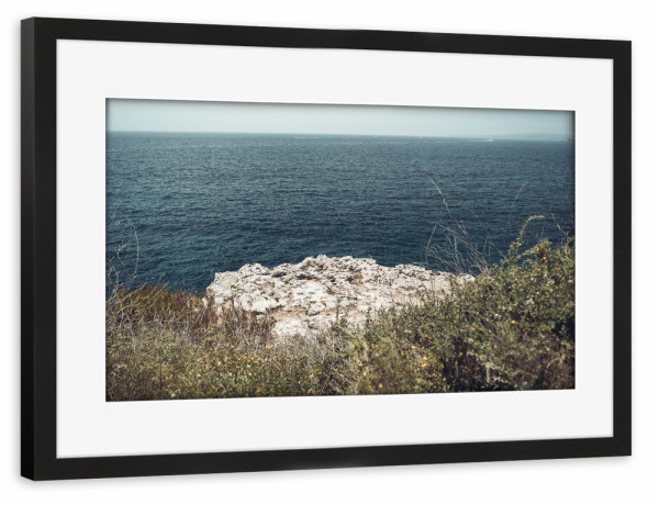 Poster mit Rahmen schwarz "Mallorca unberührt" artboxONE - Natur,Reise / Strand und Meer,Städte / Weitere