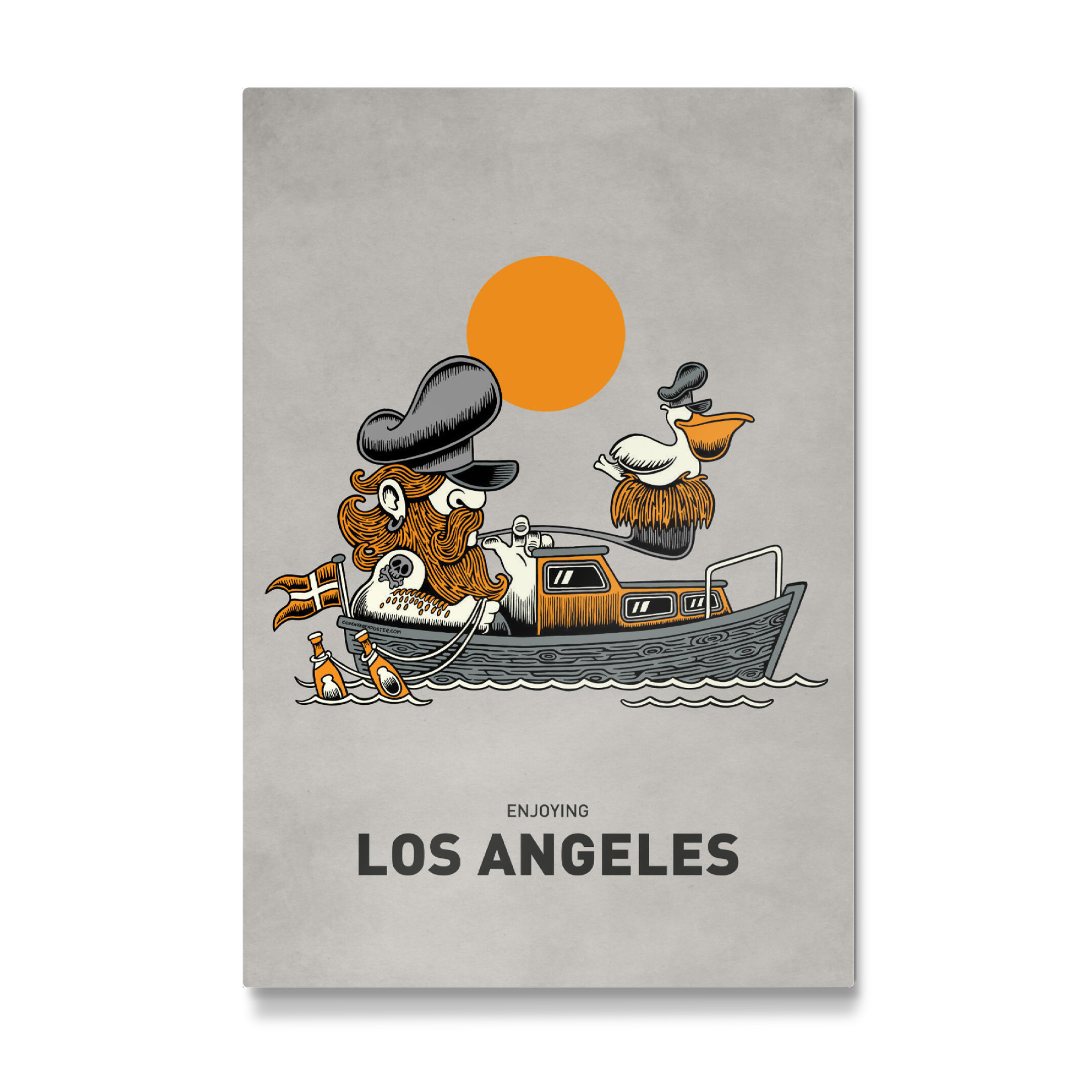 Galerie-Print "Los Angeles Pelican Ship" 75x50 cm artboxONE