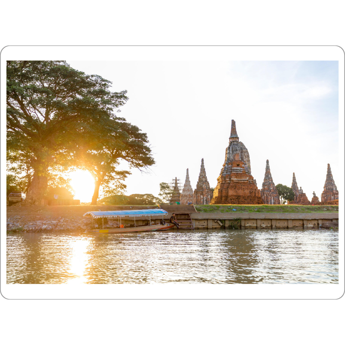 Tischset "Bangkok Ayutthaya Thailand" artboxONE - Städte,Architektur,Reise / Asien