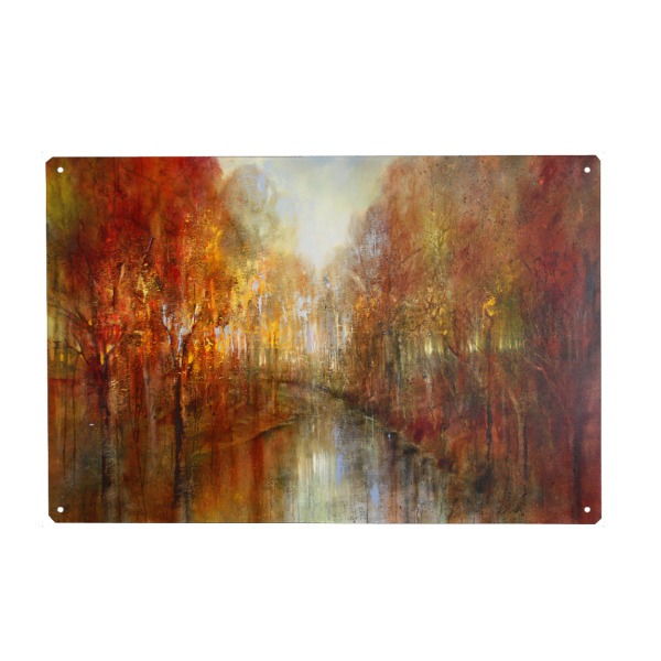 Metall Poster "And the forests will echo" artboxONE - Natur