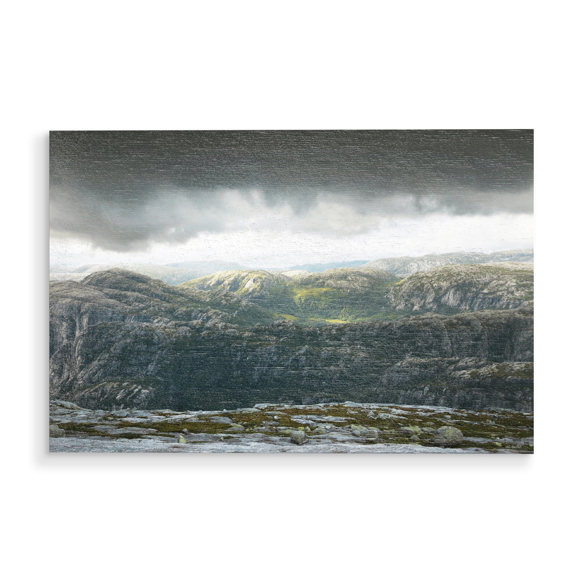 Holzbild "Kjerag" artboxONE - Natur,Reise / Länder