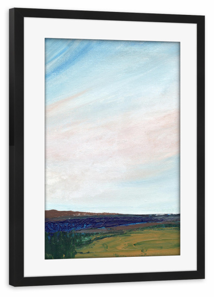 Poster mit Rahmen schwarz "Alluring sky" artboxONE - Natur