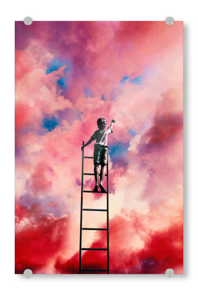 Acrylglasbild "Cloud Painter" artboxONE - Natur,Menschen,Fiktion,Lustig