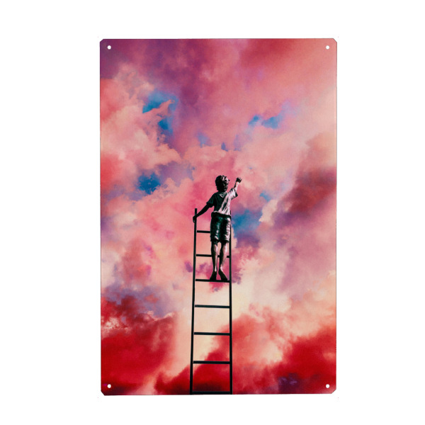 Holzbild "Cloud Painter" artboxONE - Natur,Menschen,Fiktion,Lustig