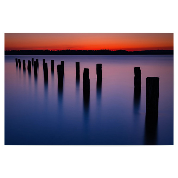 Poster 30x20 cm "Abendstimmung am Starnberger See" artboxONE - Natur