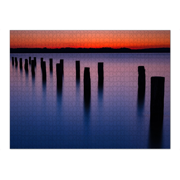 Puzzle Ravensburger "Abendstimmung am Starnberger See" artboxONE - Natur