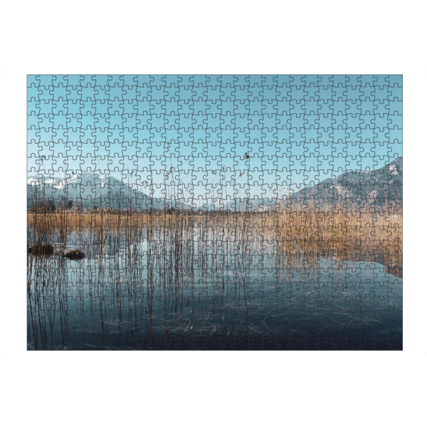 artboxONE Puzzle "Wolfgangsee im Winter" artboxONE - Natur - Nature,Natur,Landschaft,Landscape,View,Pflanzen,Plants - Bild nature